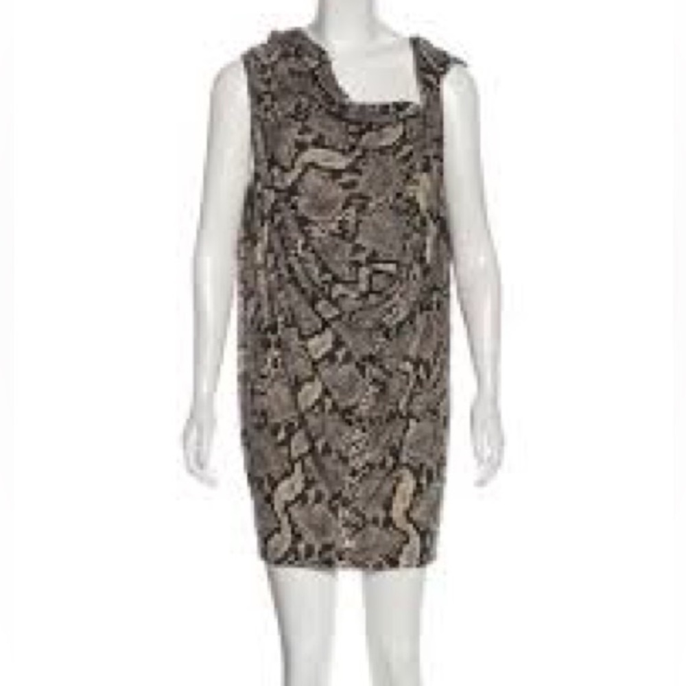 Malene Birger Animal Print Mini Dress (SZ S)